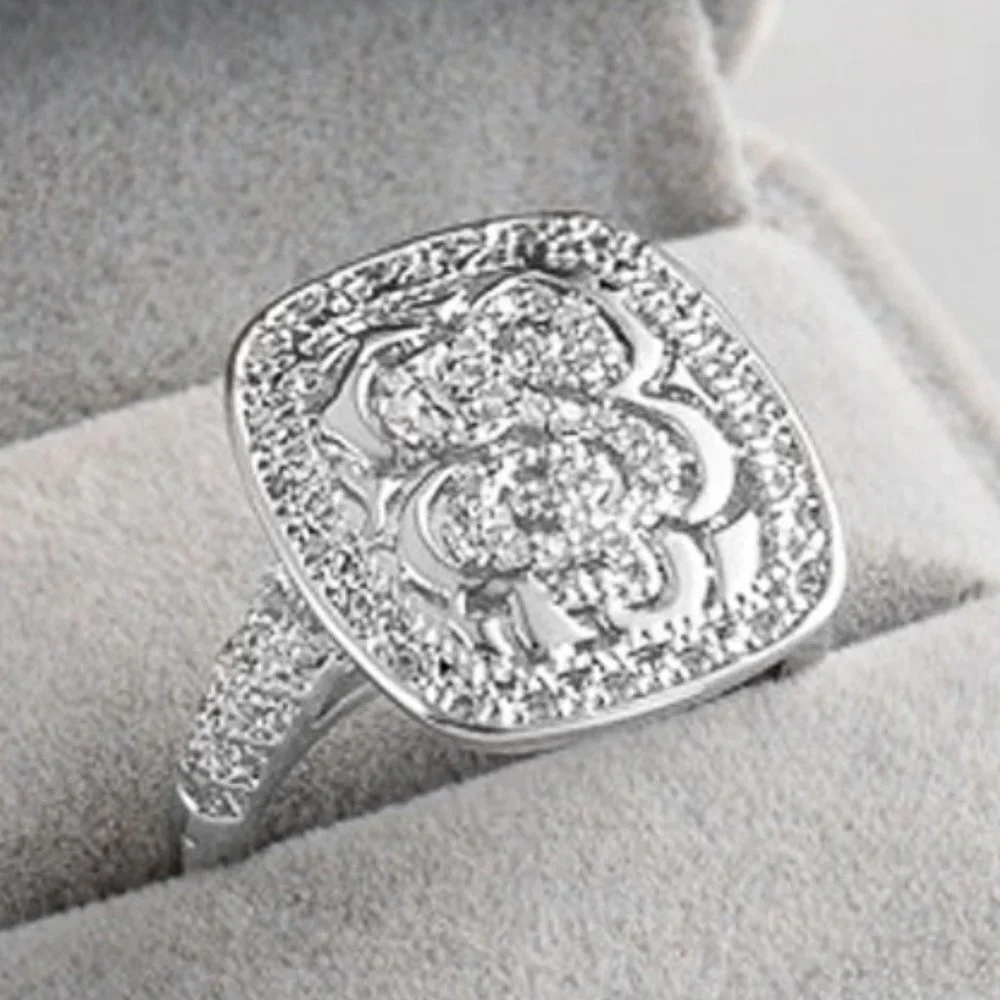 💝New Creative Design CZ Mystic Symbol Ring For Woman, GPMB1503